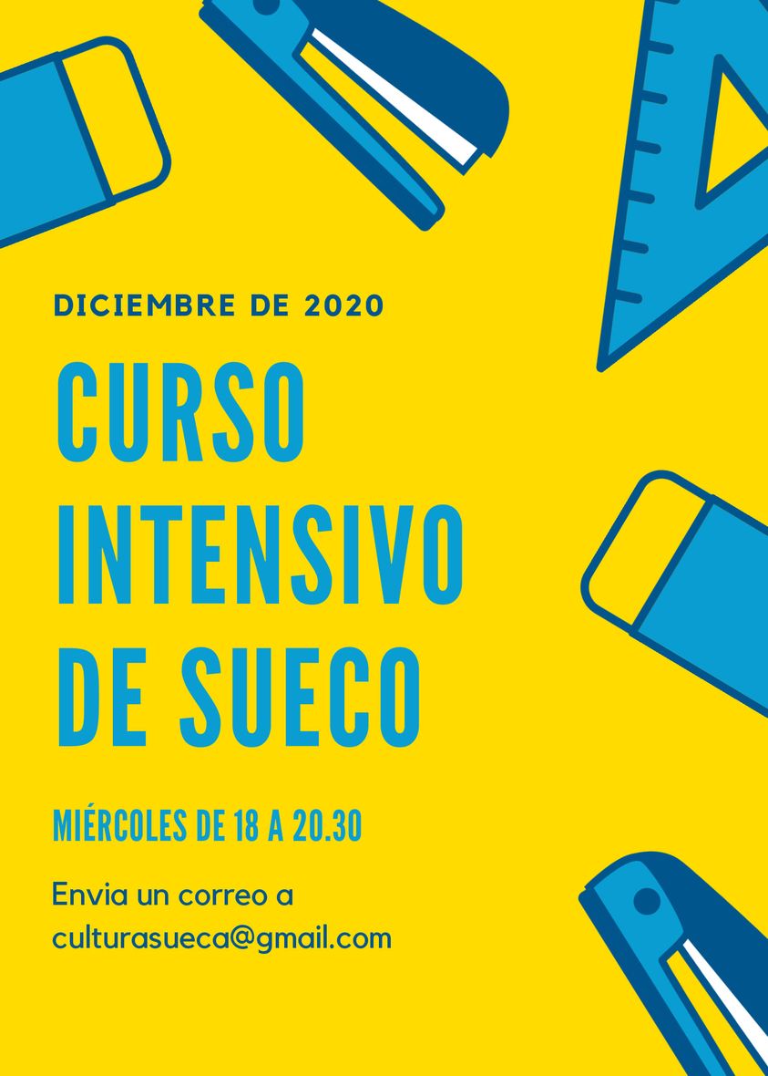 Curso Intensivo de Sueco Verano 2020 Curso Intensivo de Sueco Verano 2020